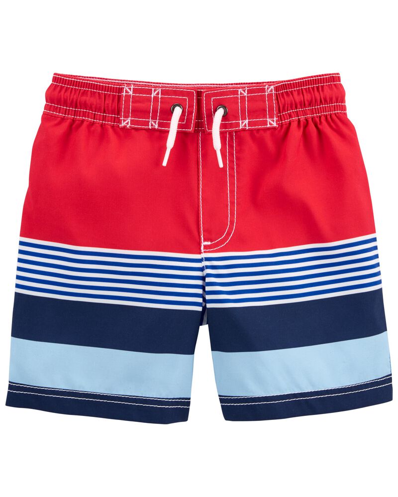 Carter/'s Toddler Boys Blue Elastic Waist Shorts Functional Drawstring Size 5T